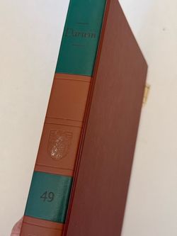 Darwin Hardcover Book Volume 49 leather cover