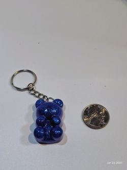 Gummy bear keychain
