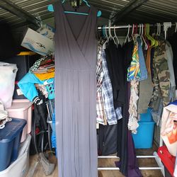 Gray jumpsuit size 4