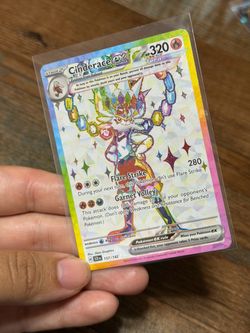 Cinderace ex Tera Pokémon Card SCR