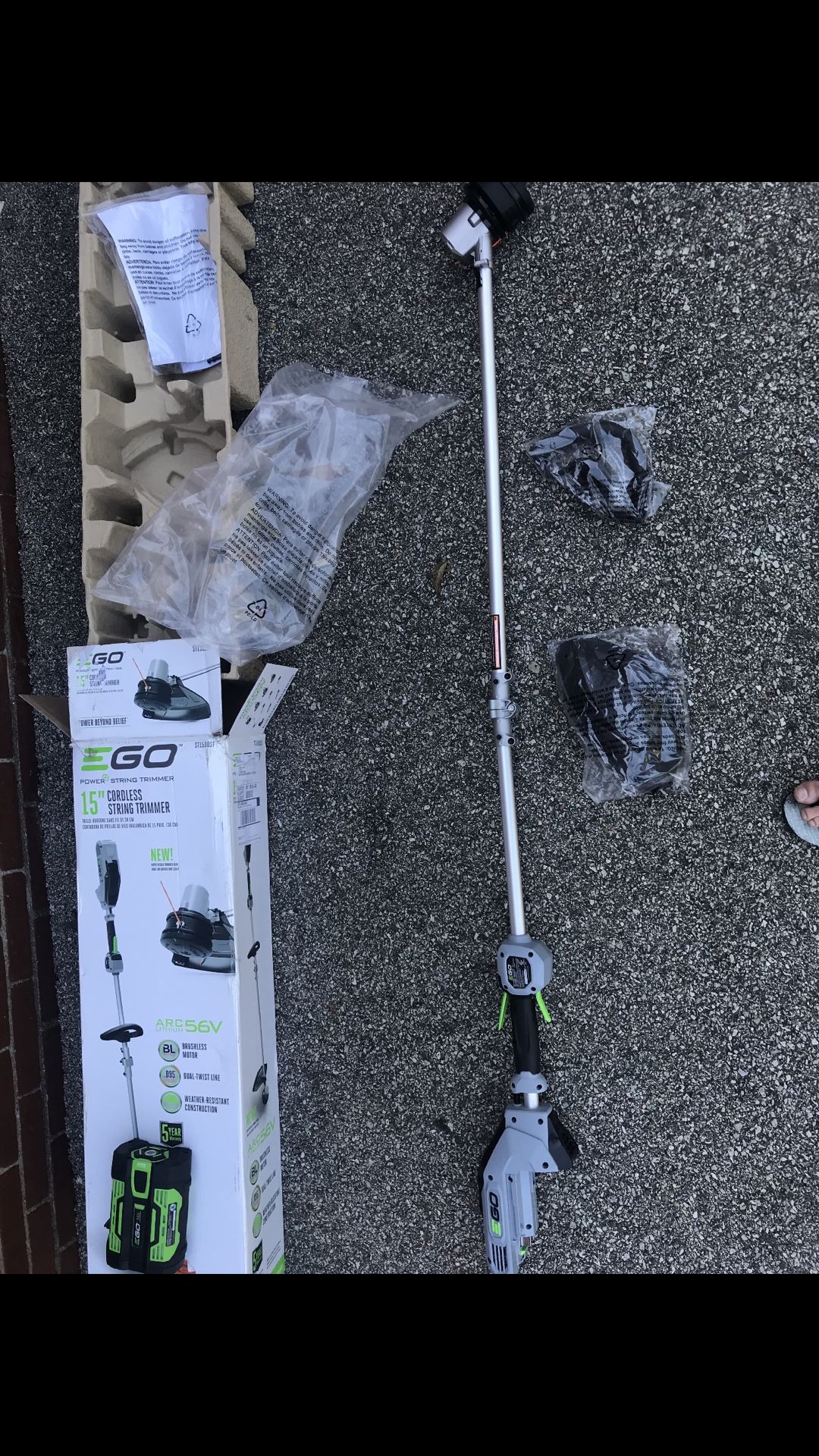 POWER+ 15 in. 56-Volt Lithium ion Cordless String Trimmer w/Rapid Reload Head (Battery and Charger NOT included)