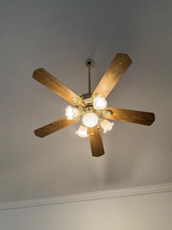 Ceiling fans with 4 light fixtures