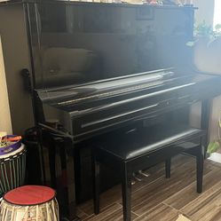 Preowned U3H upright Yamaha piano