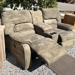 Love seat recliners