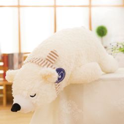 Cute Stuffed Plush Soft Polar Bear Plush Toy For Kid Adult