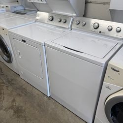 Used Maytag Washer and Gas Dryer with Warranty Top Load Big Capacity