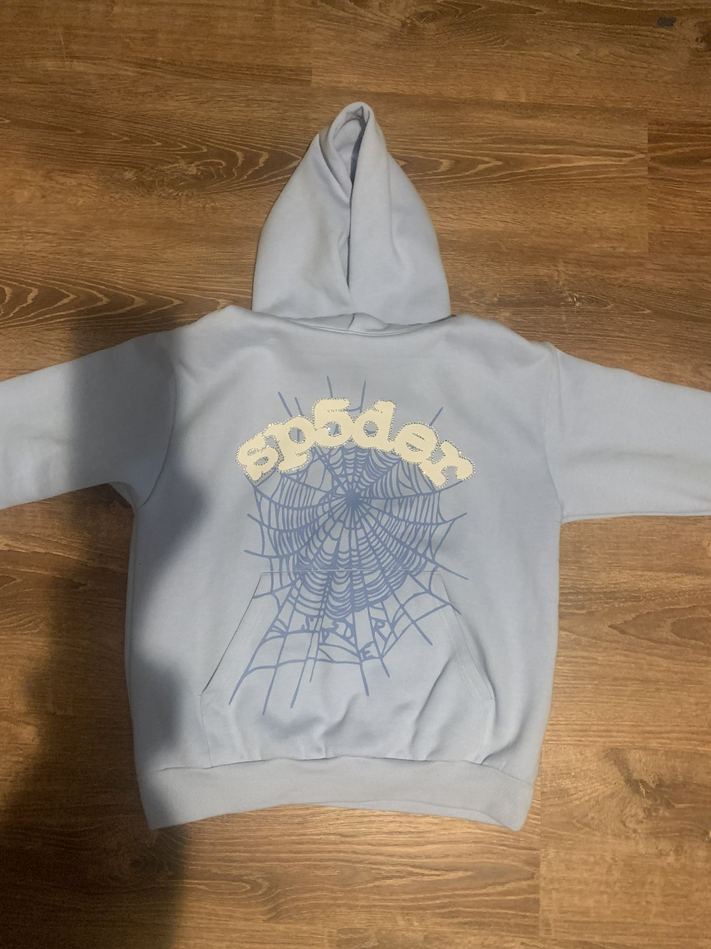 Baby Blue Sp555der Hoodie