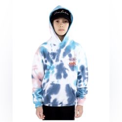 PORT 213 | Dye Cool Hoodie | Blue Tie Dye