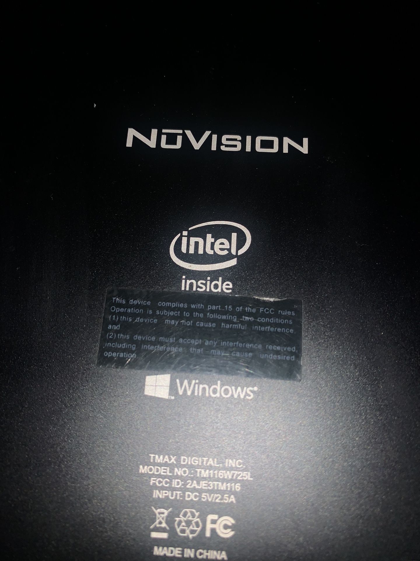 Nuvision 2 In 1 Windows Tablet Laptop