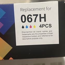 067H Ink Cartridge Replacement Set – 4 Pack (CMYK)