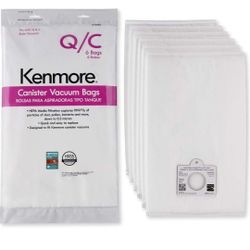 Kenmore Canister Vacuum Bags Type Q & C (6) New