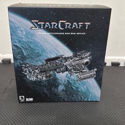 Starcraft 1 Terran Battle Cruiser Ship Mini Replica