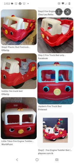 Step2 Fire Engine Toddler Bed