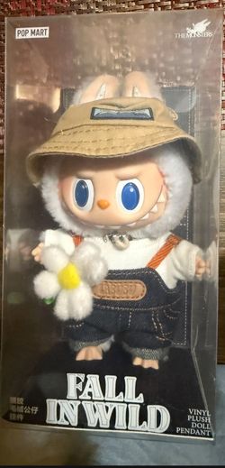 Labubu Fall in wild  plush pendent 