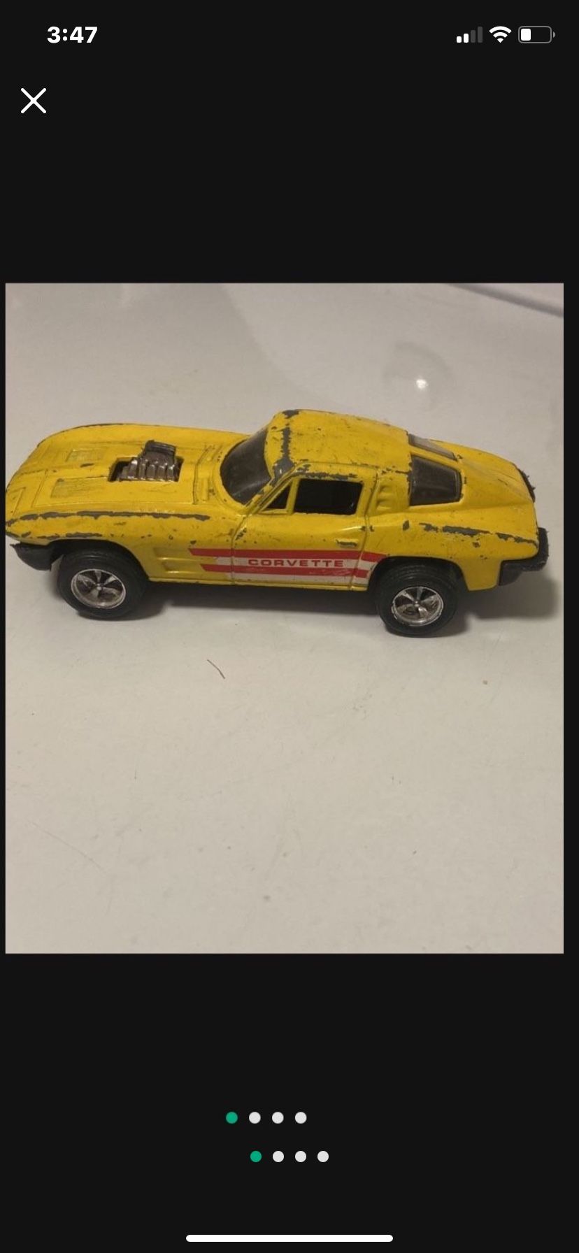 Tootsietoy 63 Chevrolet Split Window Corvette Car Toy