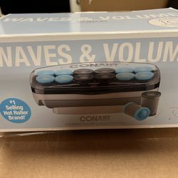 Wave And Sound Heated Curling Rollers New In The Box