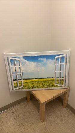 Canvas Wall Art Open Wheat Field Wrap Modern Home Art