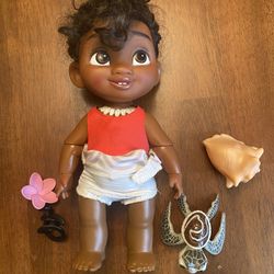 Moana and frozen Dolls
