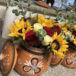 Sunflower Pot