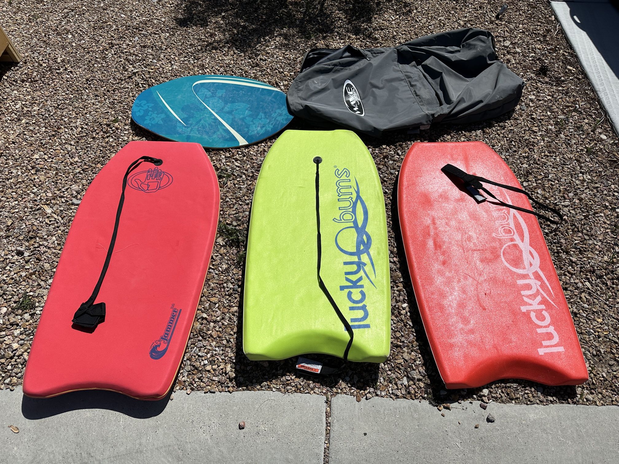 Boogie Board/skim Board With Travel Case $25 Each Or Everything For $80