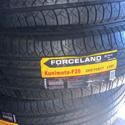 265/70/17 HT New set of tires