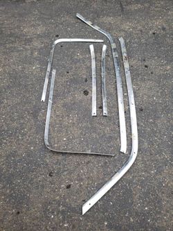 1963/1964 impala drip rail trim, rain gutter channels, headliner trim