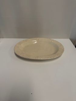 Signature Housewares Sorrento Rustic Cream Oval Serving Platter