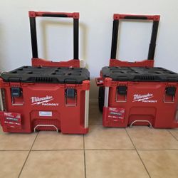 Milwaukee - PACKOUT 22 in. Rolling Modular Tool Box Low Profile Handle