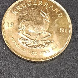 1 ounce Gold Krugerrand