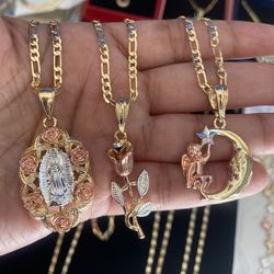 Cadenas oro laminado 18k $15 C/U| EACH