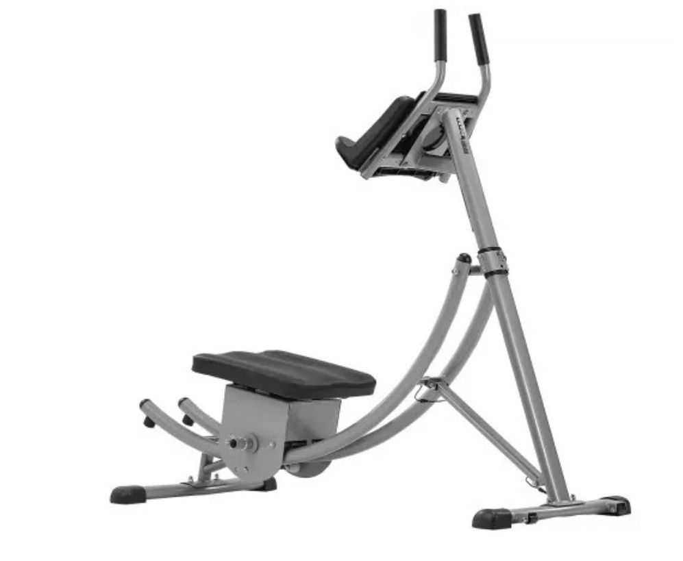 AB Coaster Abdominal Ab Rolling Fitness Machine - Black (ABS-ROLL-MACHN-BLK