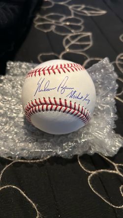 Nolan Ryan signed baseball
