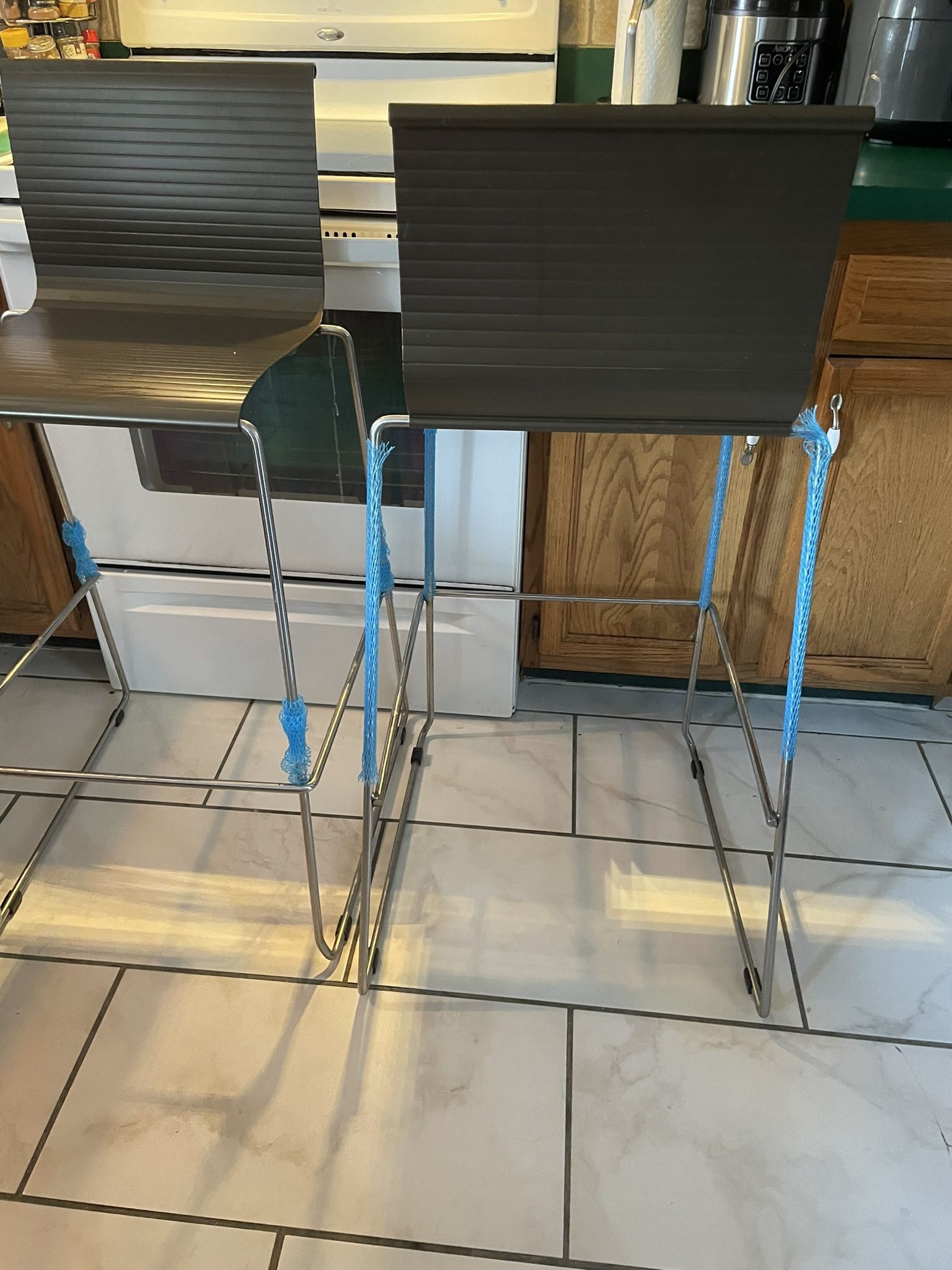 Tall Metal New Chairs 15 each
