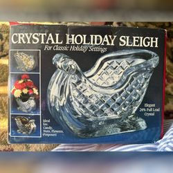 Crystal Holiday Sleigh 
