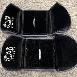 Size 7 White Gold Wedding Band with Half Eternity Lab Grown Diamonds