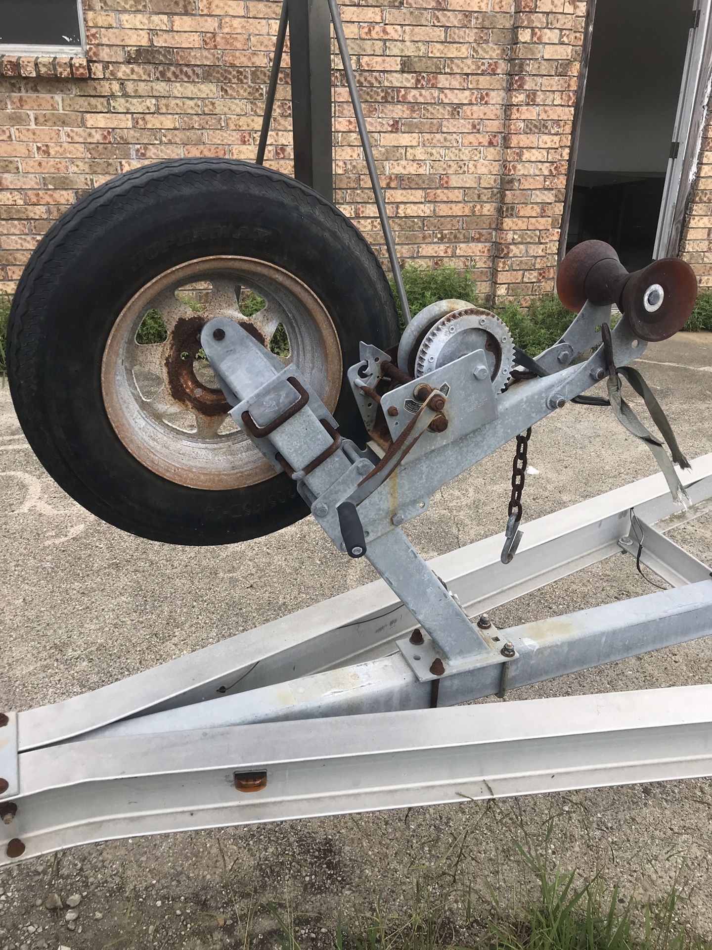 Skeeter tandem axle Aluminum trailer will fit 1822ft boat for Sale in