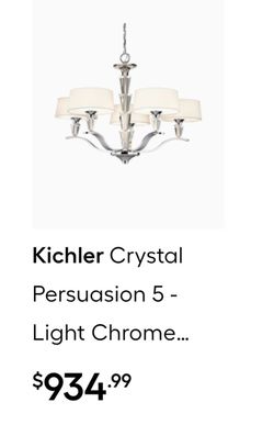Kichler chandelier