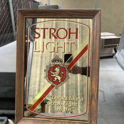 Vintage beer mirror
