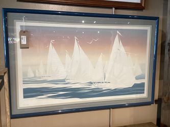 Regatta 261/500 Art By Warren Woodward 50x32 SKU XKGP7T