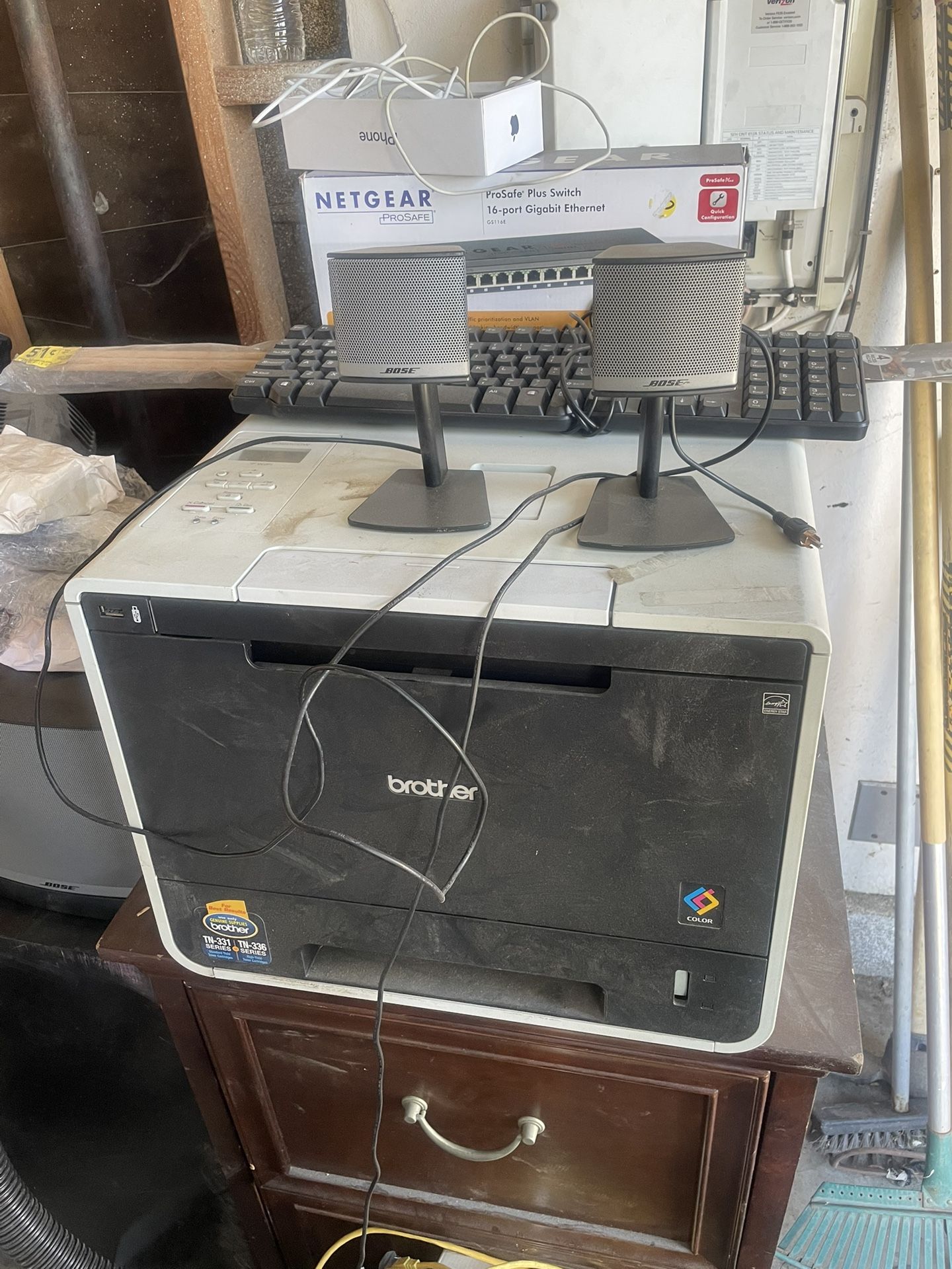 Brother HL-L8250CDN color laser printer.