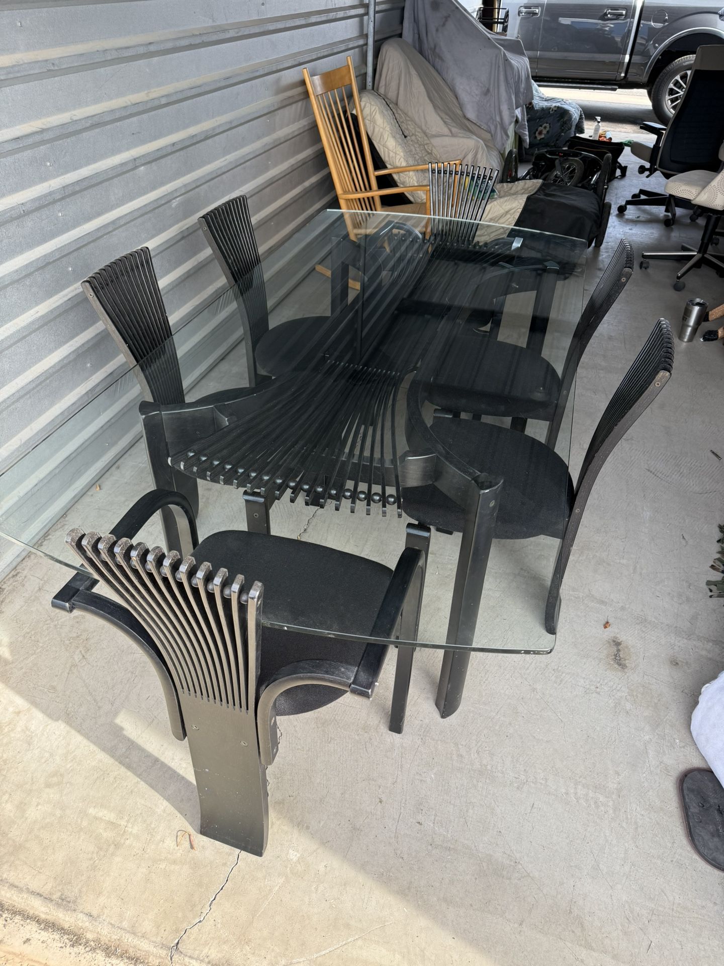 Totem Dining Table Set by Torstein Nilsen for Westnofa, 1980s 