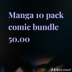 Manga  10 pack comic bundle