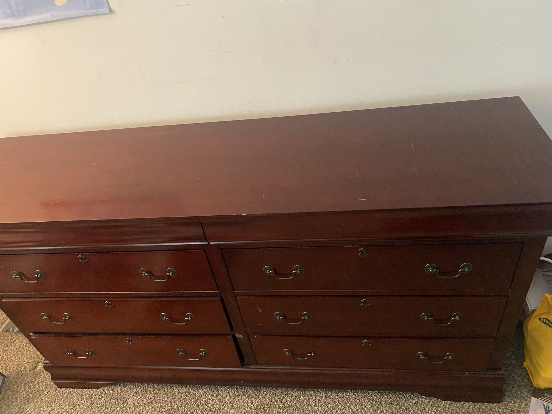 Mahogany Premium Wood Dresser For CHEAP