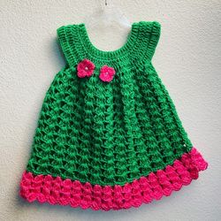 Crochet 🧶 Baby Girl Dress