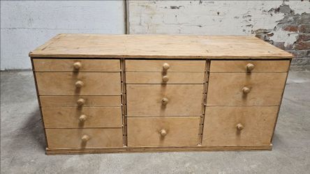 Wooden Drawers for Tool Storage
