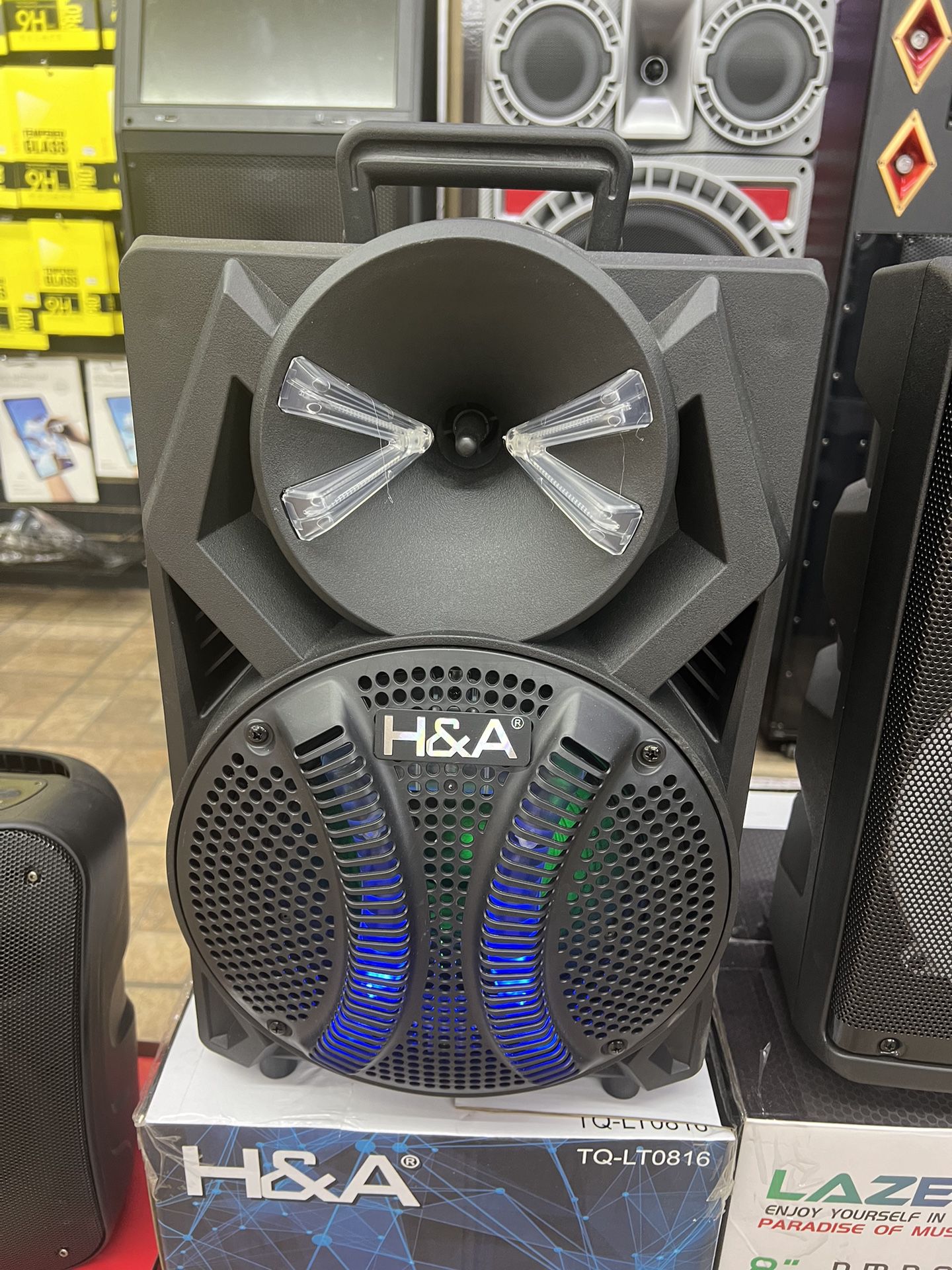 Bluetooth Speaker H & A With 2000W  Rechargeable New In Box With Microphone! 🔊