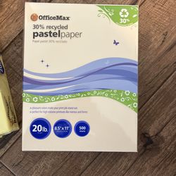 20lb 8.5”x11” 500 Sheets Of Pastel Paper Color Ivory