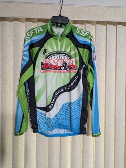 Vintage long-sleeve Cycling Jersey Southern Sierra Fat Tire Association" (SSFTA) in Bakersfield, CA