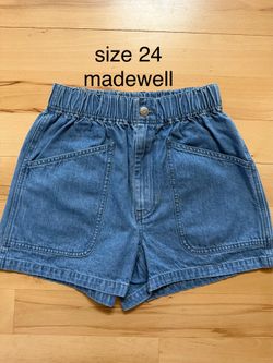 madewell jean short size 24