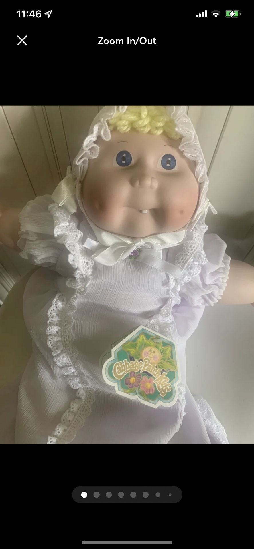 Limited Edition 1985 16" Cabbage Patch Doll Jennif Alice #4890. Comes with Certificates